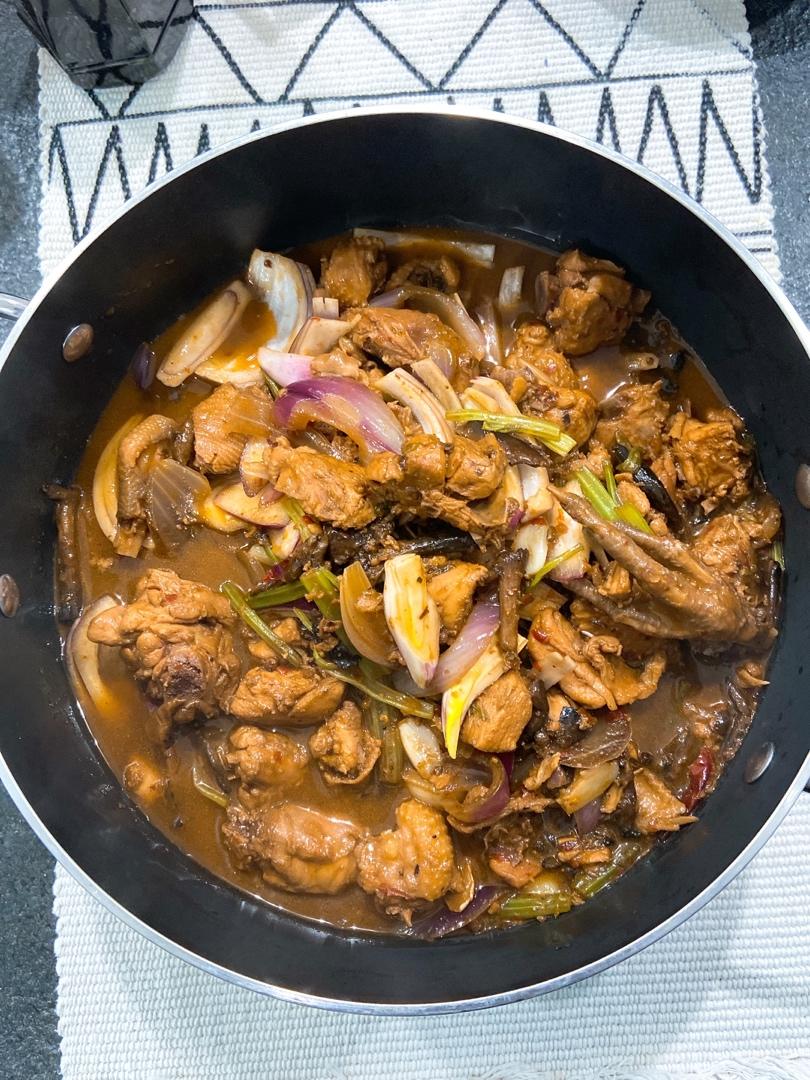 比店里好吃的重庆鸡公煲！