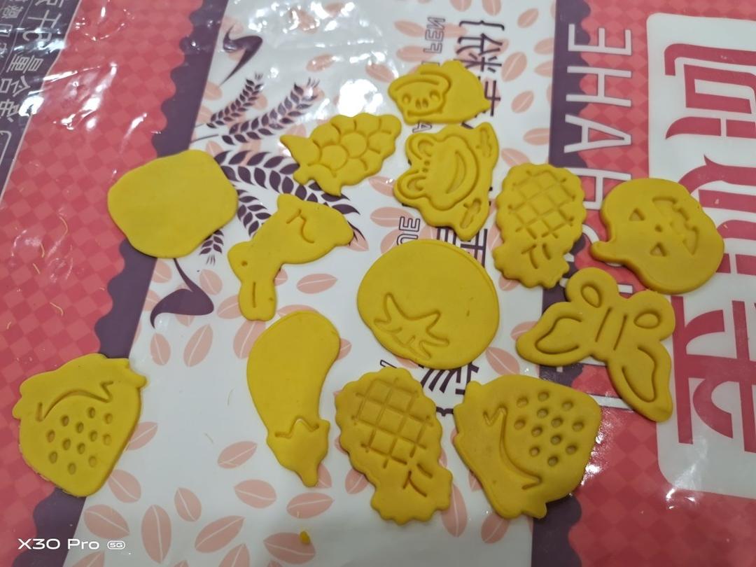 【宝宝零食】平底锅南瓜饼干