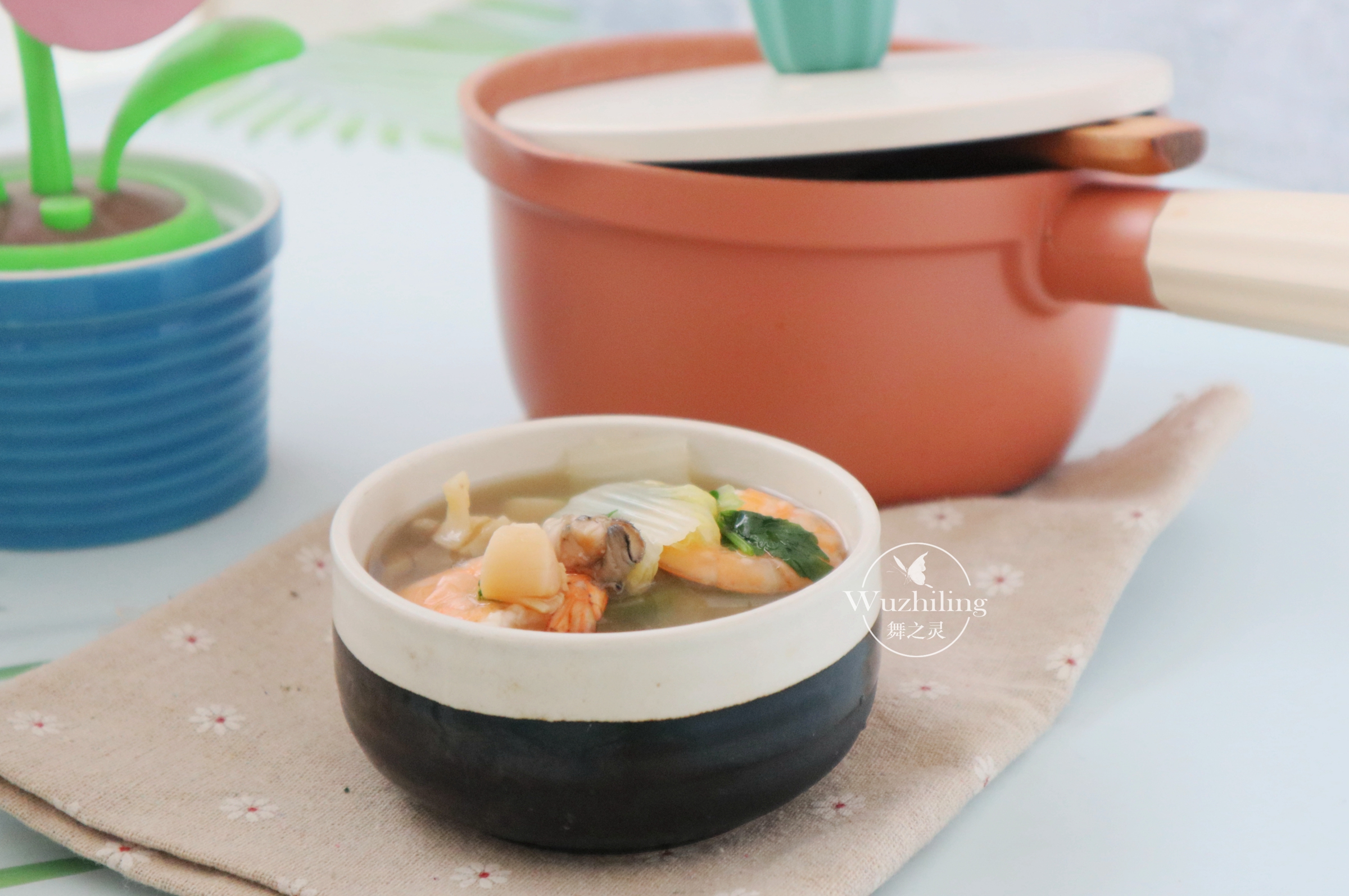 活力蔬菜海鲜汤的做法