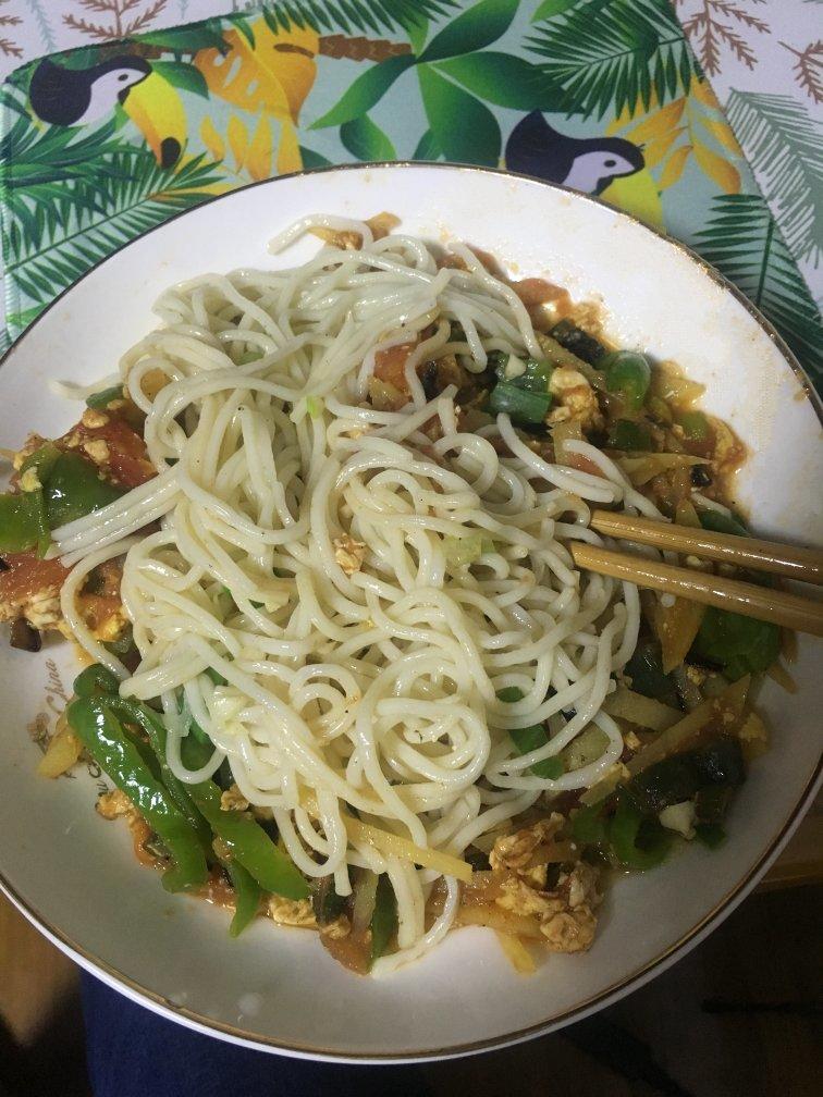 姥姥的爽口凉面！（干拌挂面）