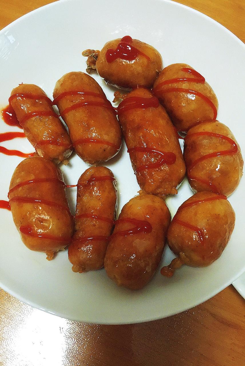 自制奥尔良风味手工小香肠