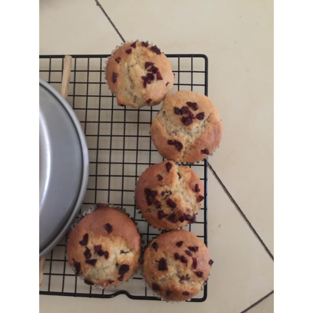 少女心的香蕉蔓越莓玛芬