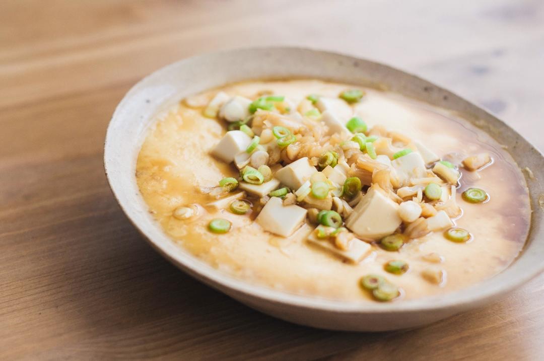 虾仁豆腐蒸水蛋