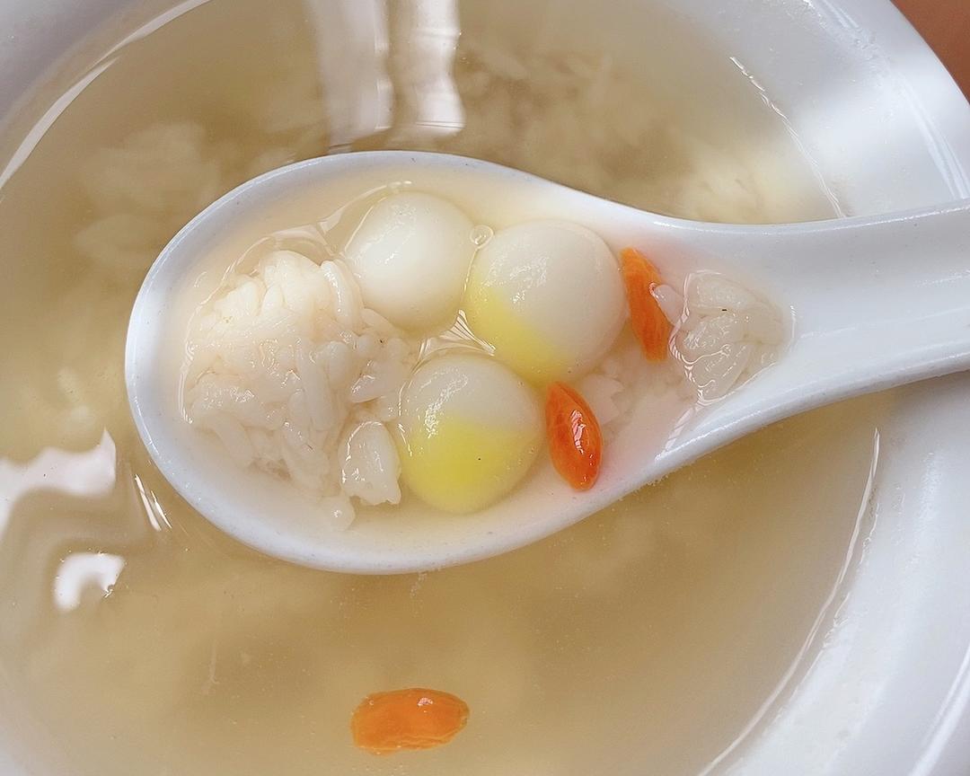 酒酿小丸子（自制甜酒）