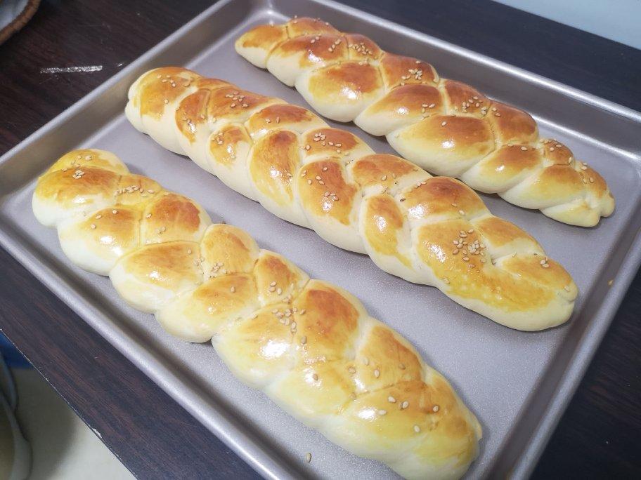 酸奶辫子面包（一次发酵）