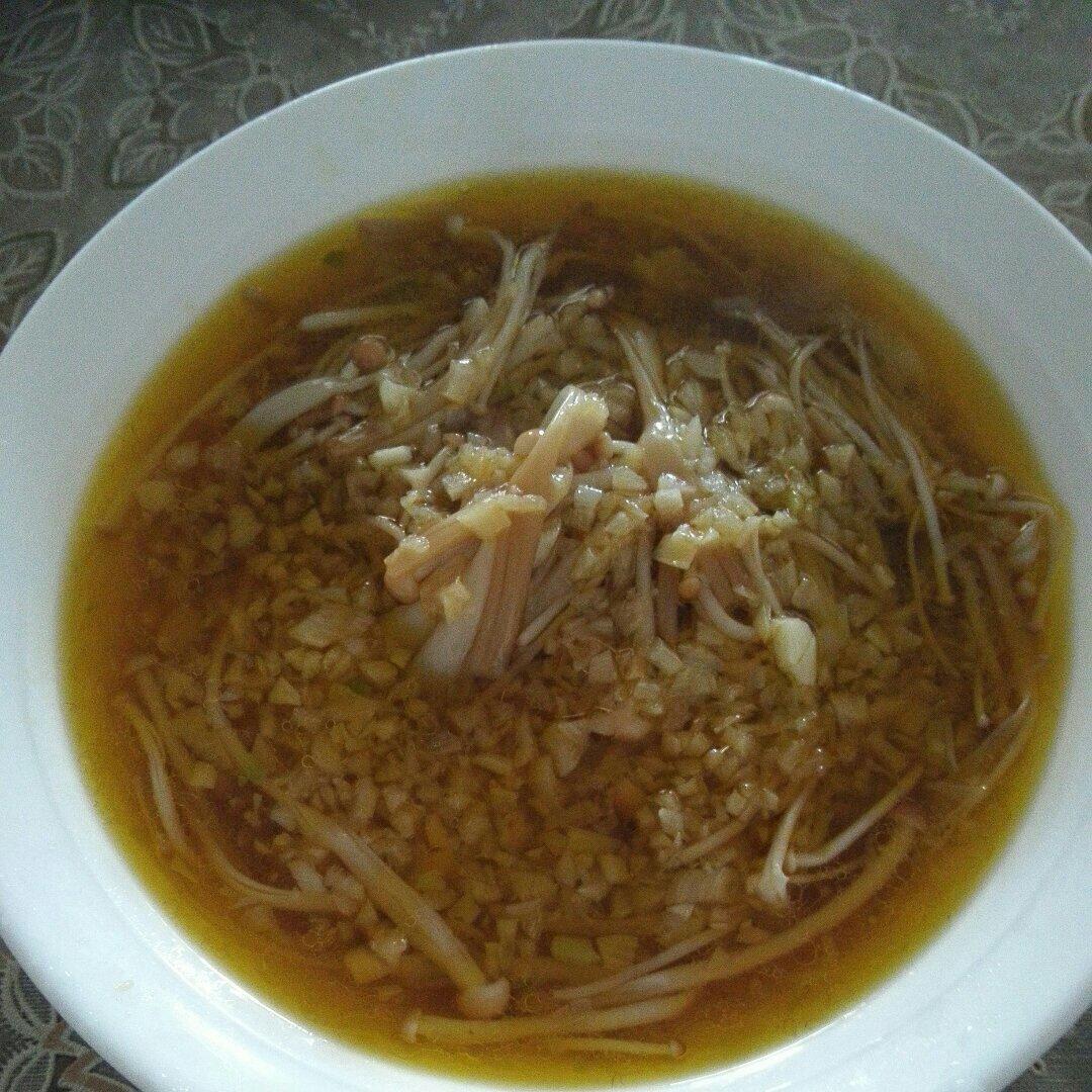 蒜蓉蒸金针菇