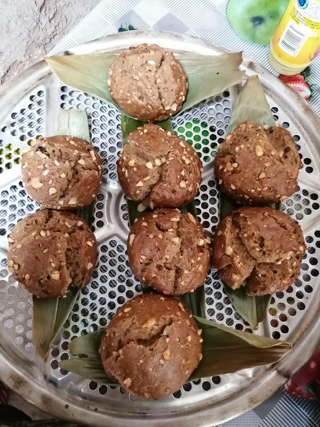 红糖核桃馒头