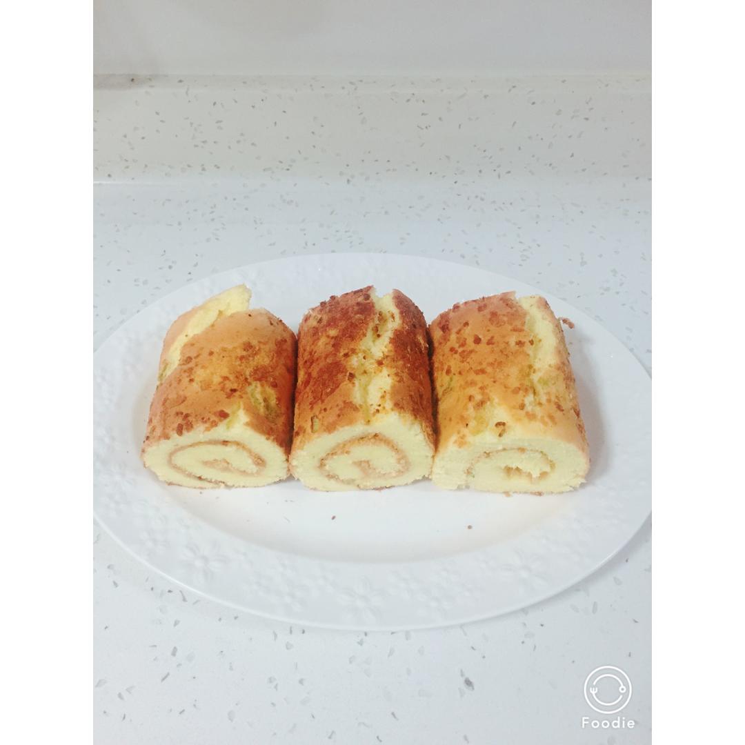 香葱肉松蛋糕卷