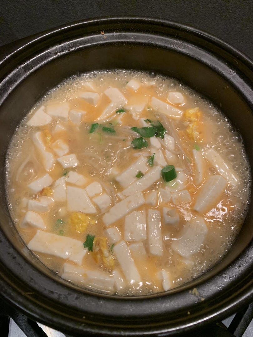 虾仁菌菇鸡蛋汤