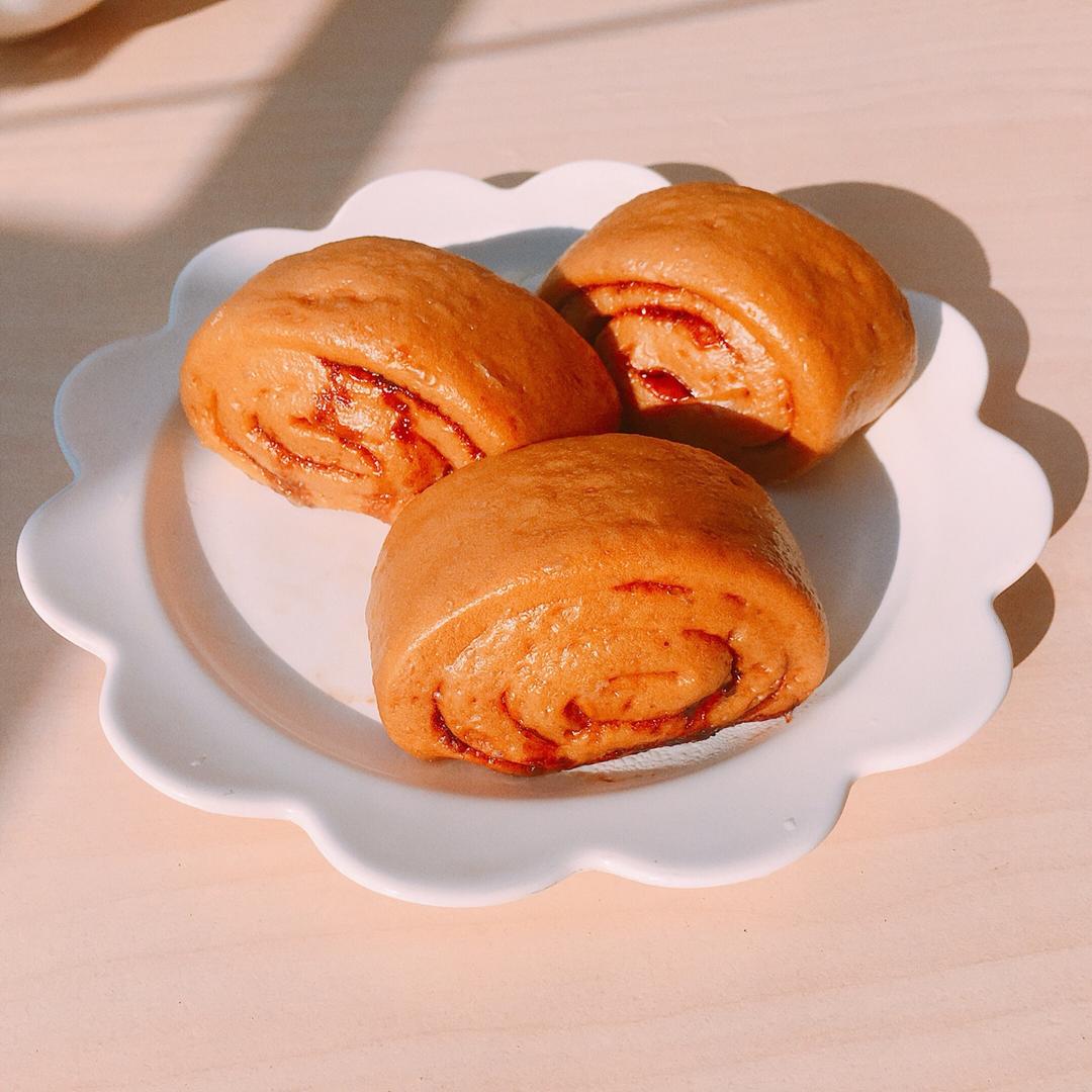 奶香红糖馒头