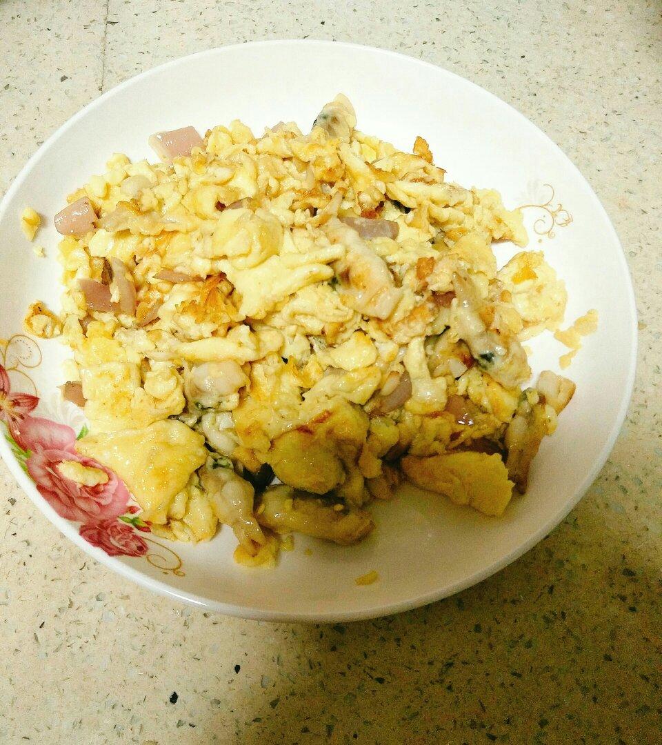 蛋包蛏蛏抱蛋海蛏炒鸡蛋