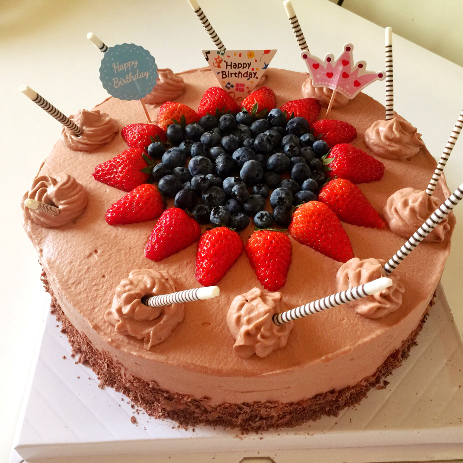 巧克力生日蛋糕