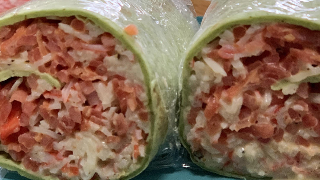 胡萝卜蟹柳丝温沙拉【健康小食】