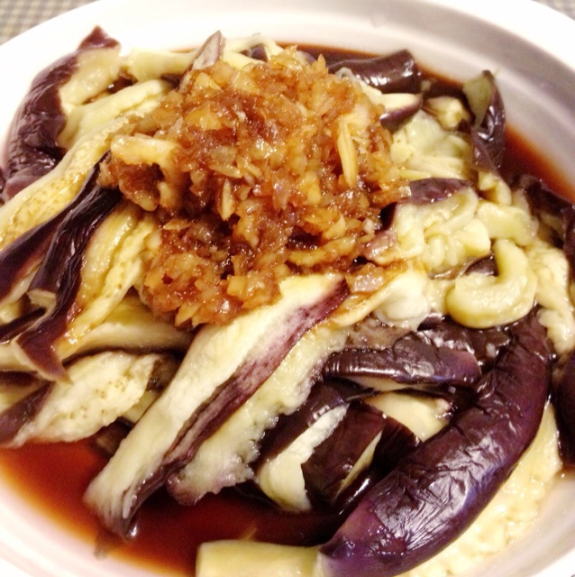 蒜泥手撕茄子