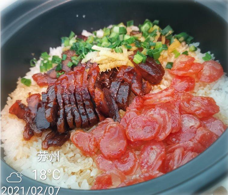 香肠煲仔饭