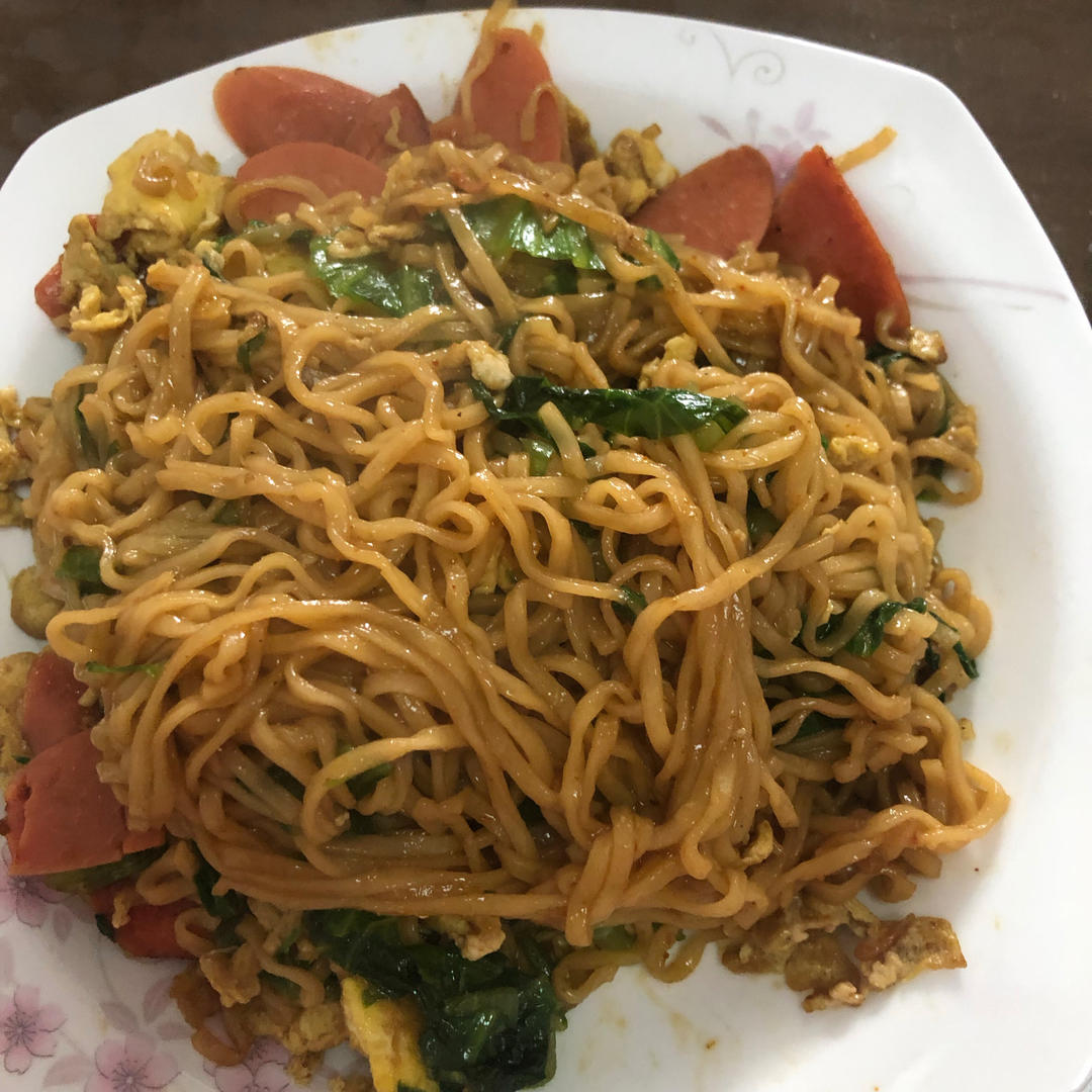 秒杀路边摊✨好吃到没朋友‼️懒人炒方便面🍜