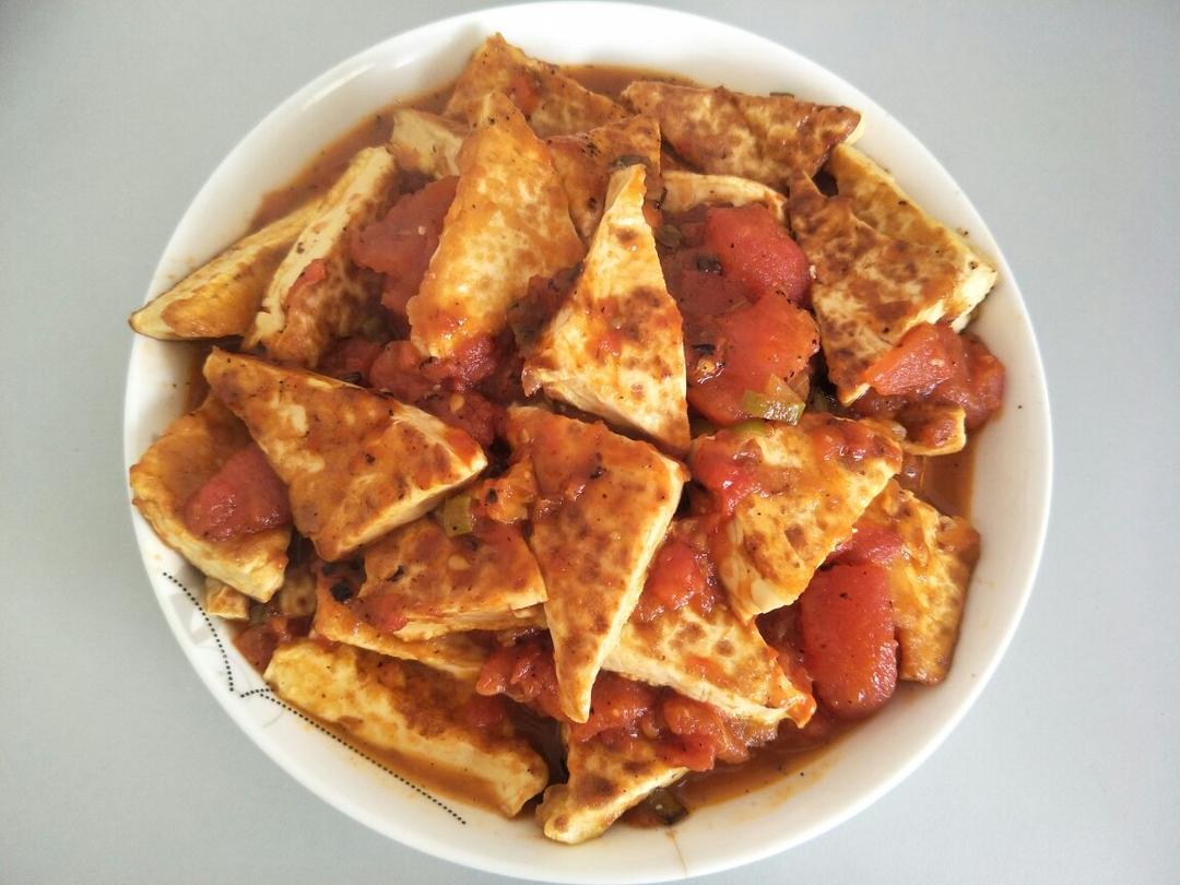 西红柿烧豆腐