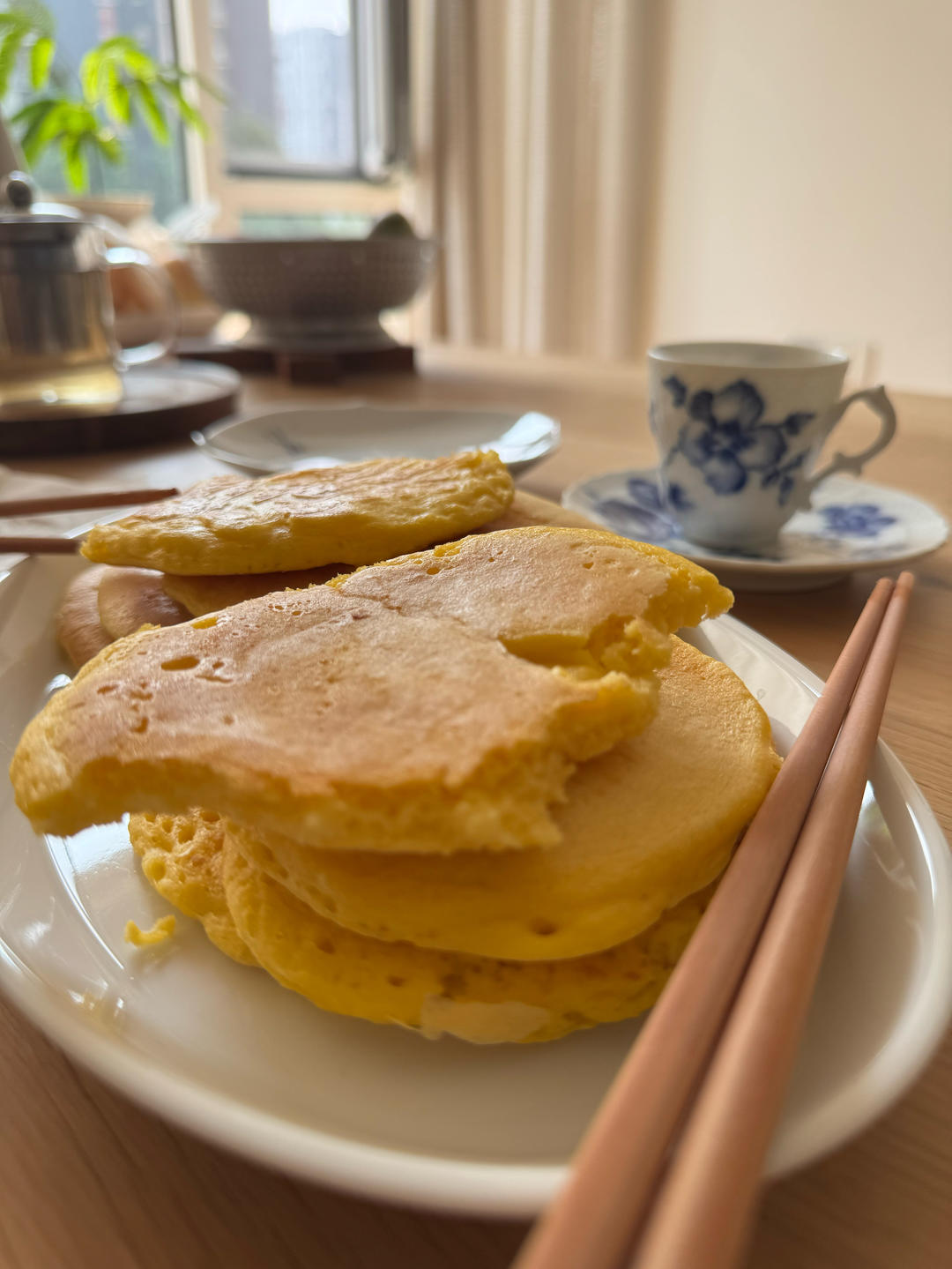 3分钟早餐-玉米松饼