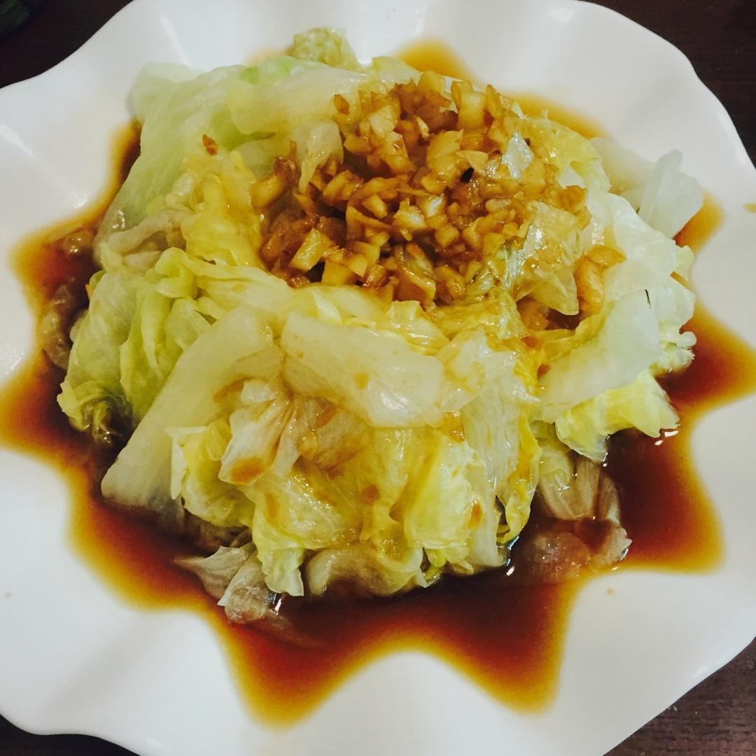 手撕生菜的做法