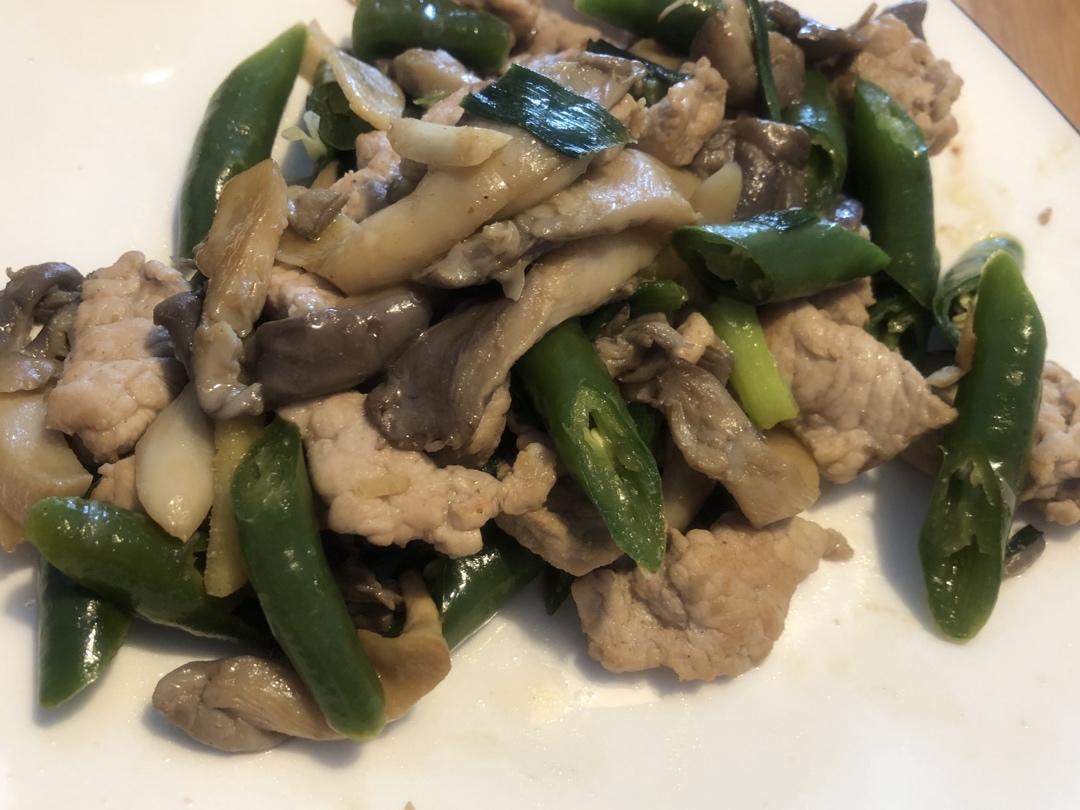 平菇/海鲜菇炒肉