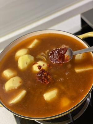 家常韩式脊骨土豆汤的做法 步骤9
