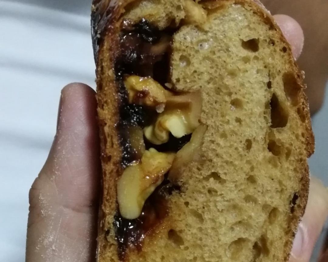 红糖枣泥核桃软欧的做法