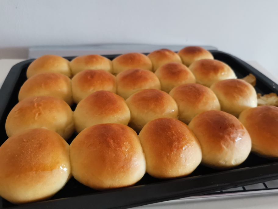 简单易做奶香小面包的做法 步骤5