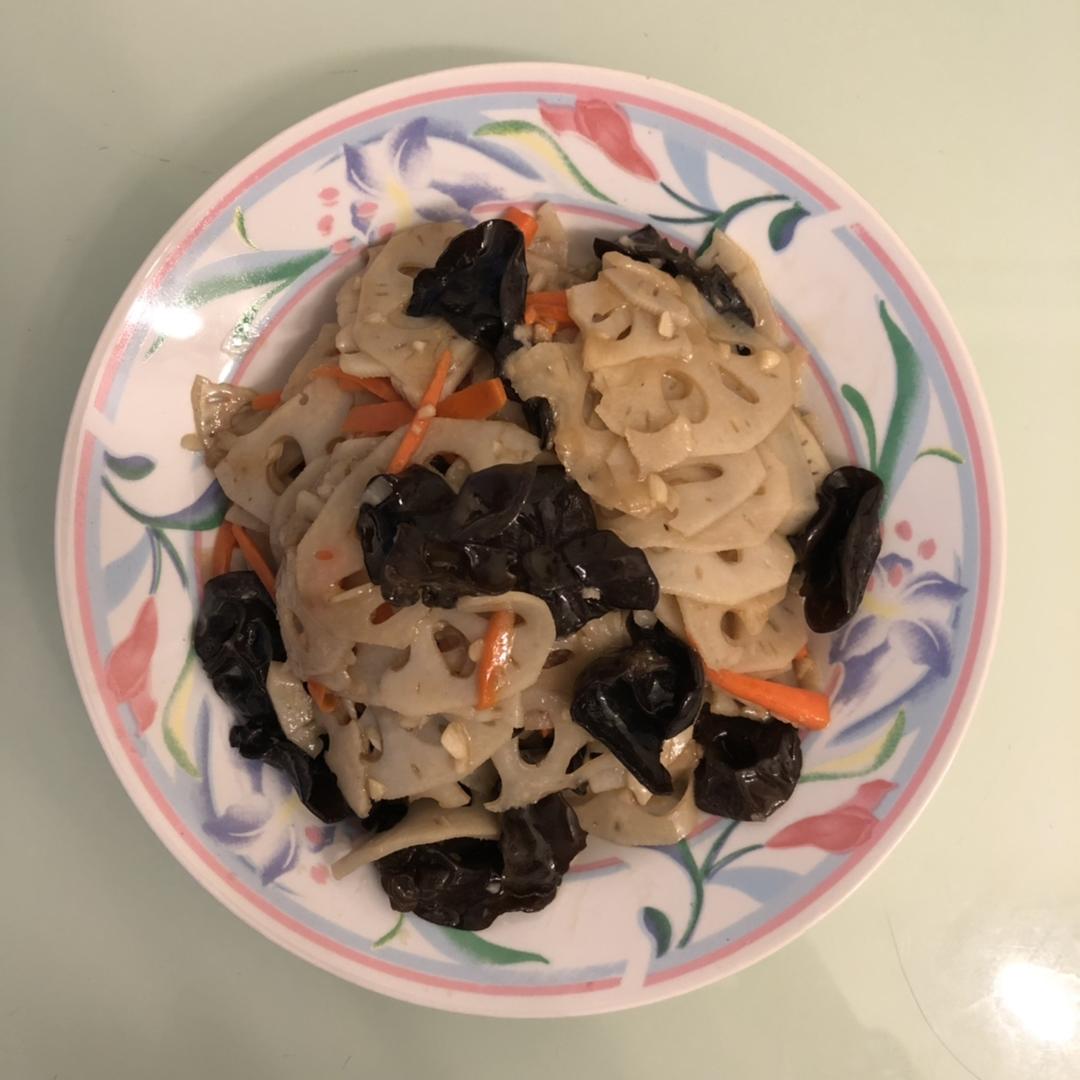 莲藕炒木耳