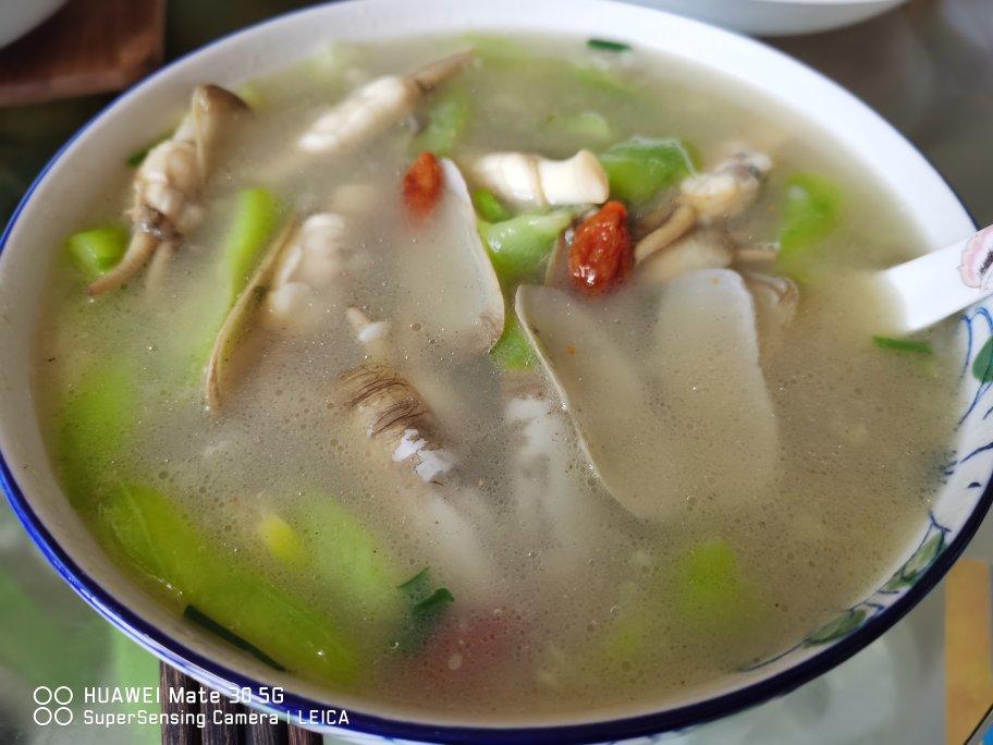 蛏子丝瓜蛋汤 by wqy