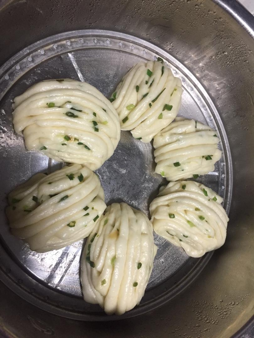 汤种葱卷和馒头(随意做的)