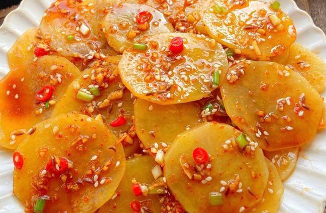 薄脆麻辣土豆片的做法