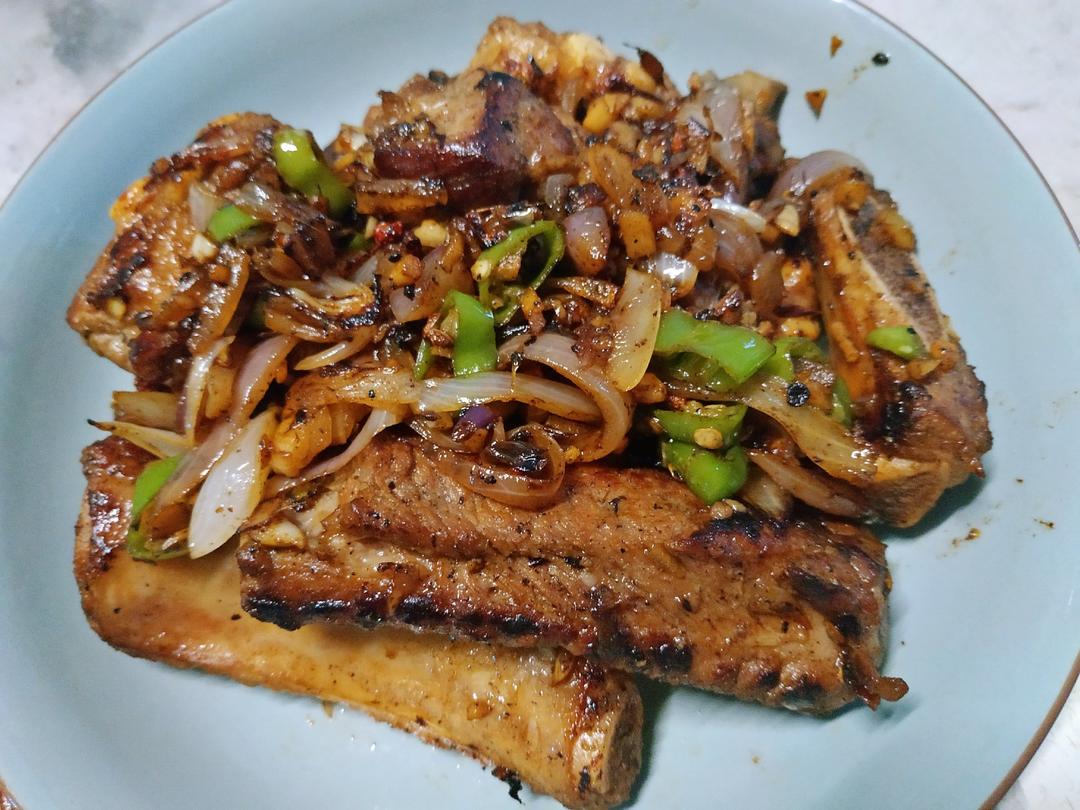 金牌蒜香排骨-少油猪肋排