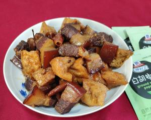豆腐泡红烧肉的做法 步骤10