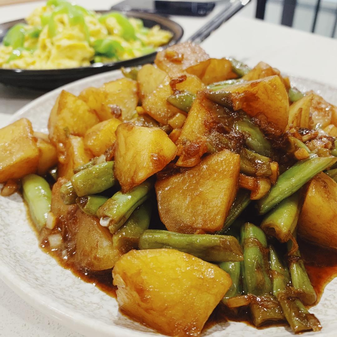 家常土豆豆角