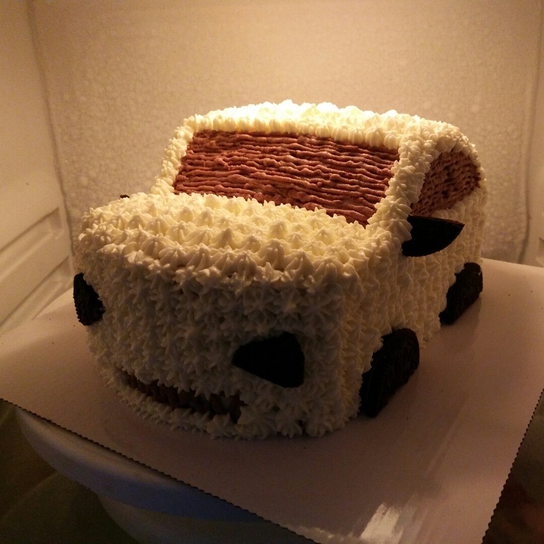 小汽车生日蛋糕