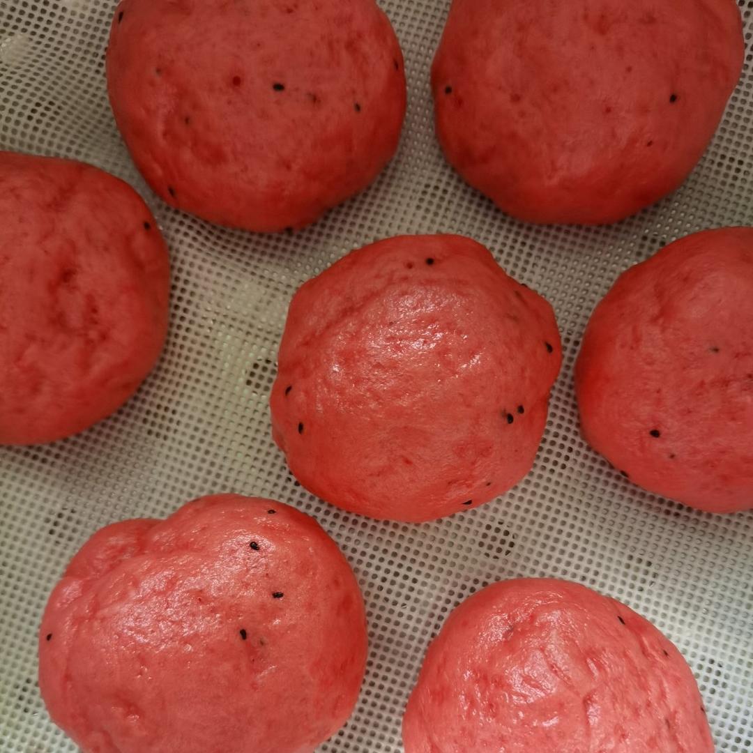 不变色的火龙果小馒头 *花儿馒头159