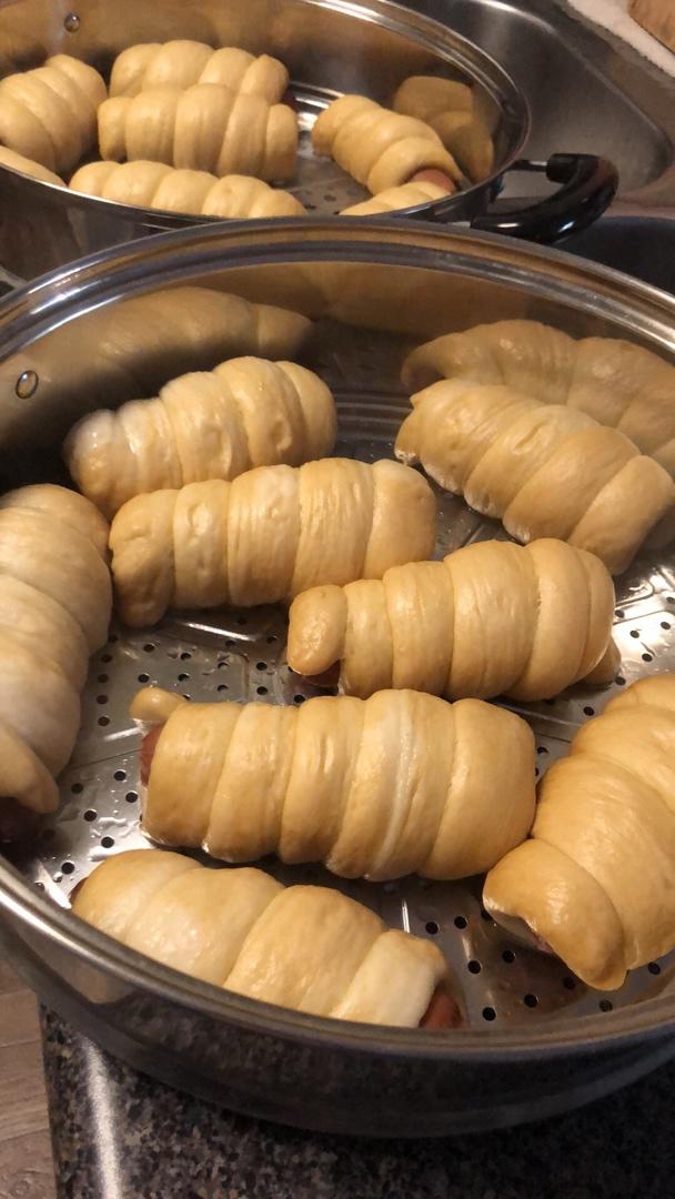 快手版火腿毛毛虫包