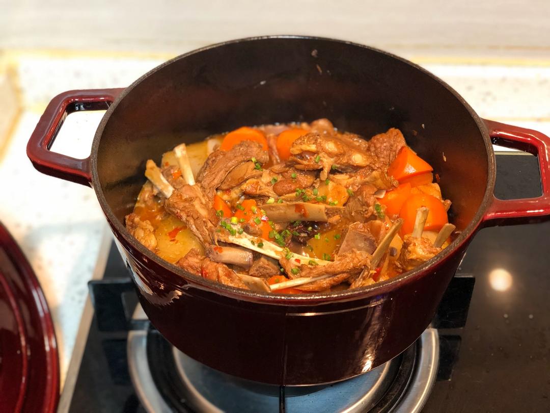 胡萝卜红烧羊肉