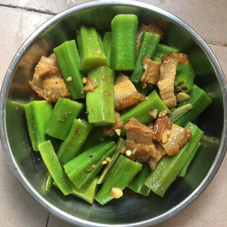 蚝油秋葵