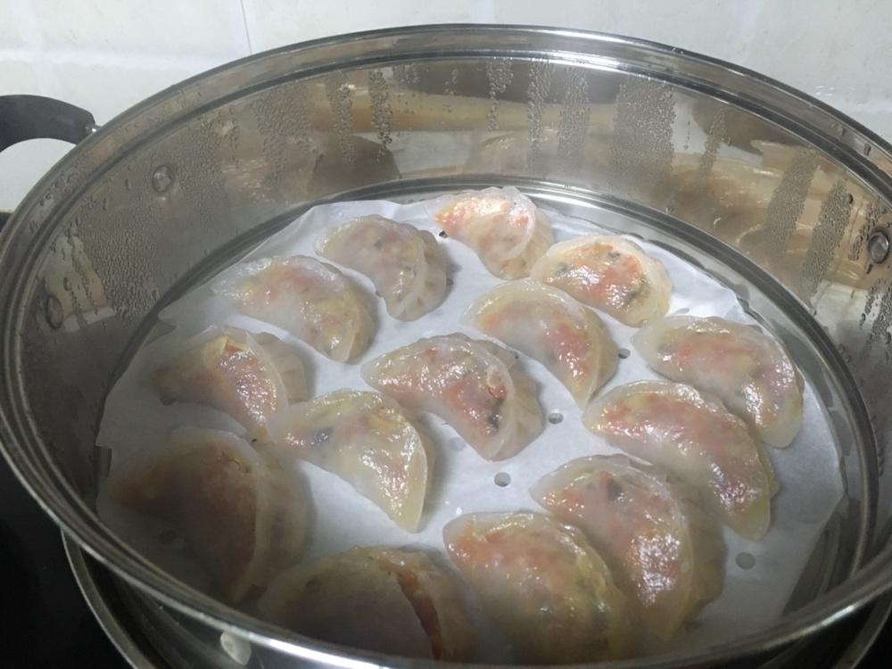 鲜虾青菜水晶饺【曼食慢语】