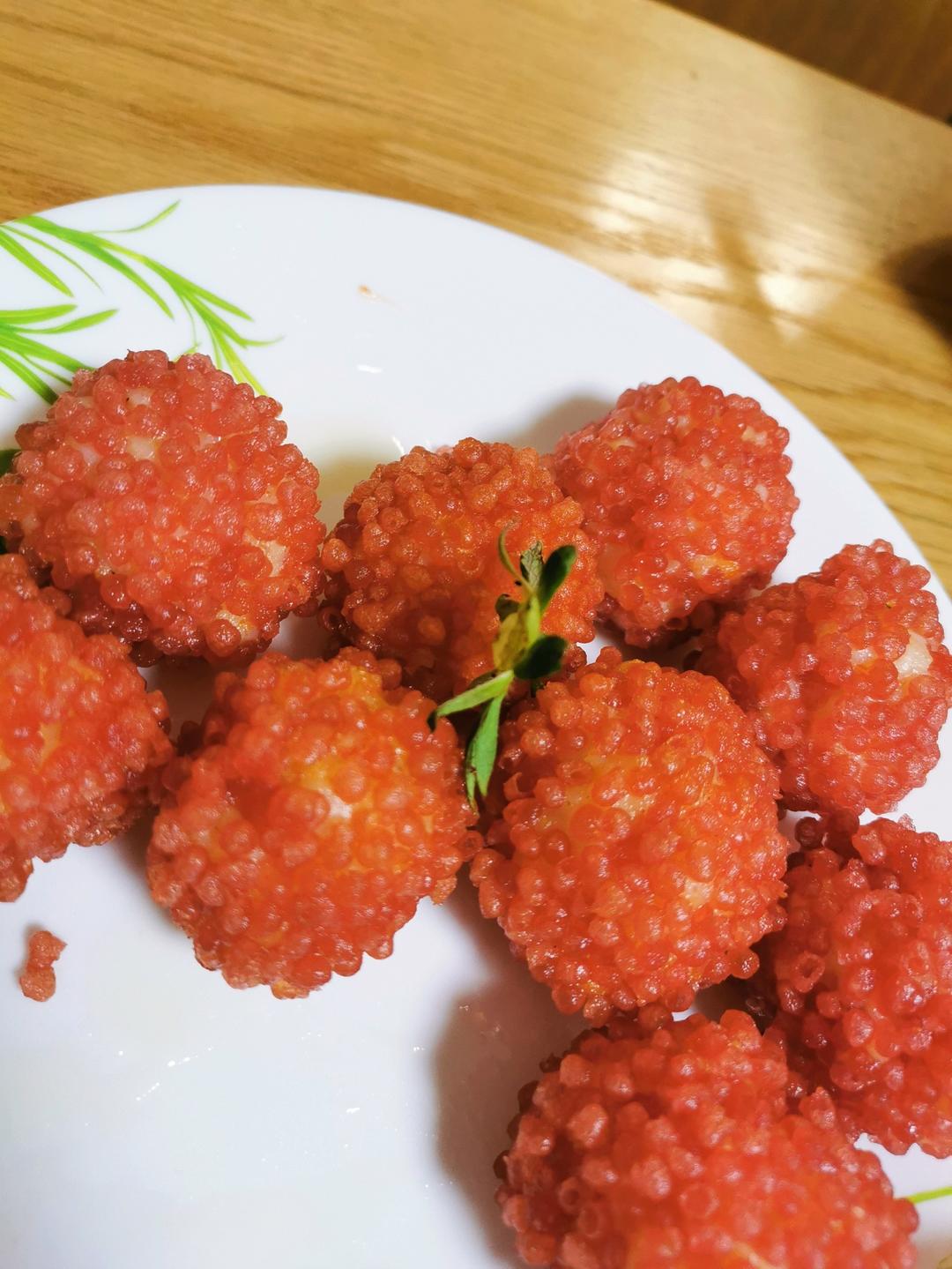 以假乱真⁉️荔枝虾球🍤不用剥壳👍Q弹酥脆