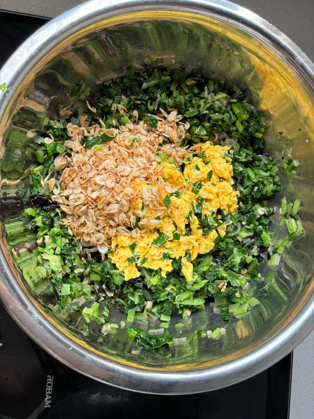 虾皮小白菜素包子