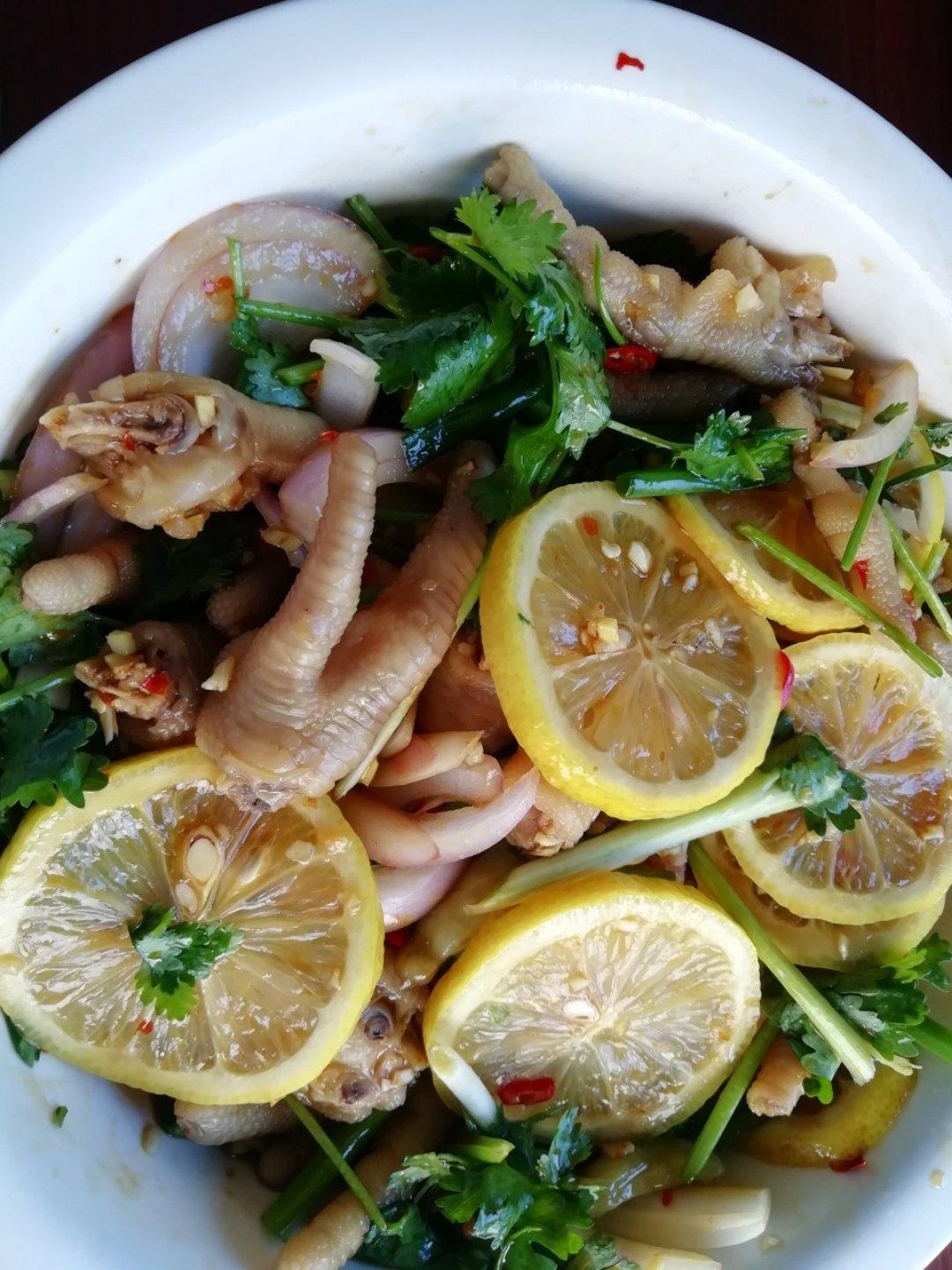 网红菜柠檬鸡爪