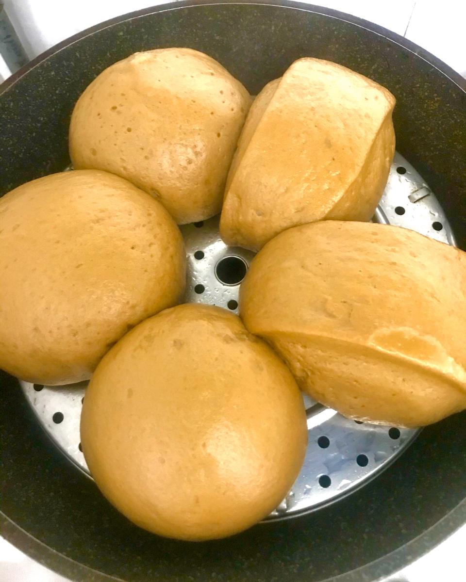 奶香红糖（黑糖）馒头厨师机版