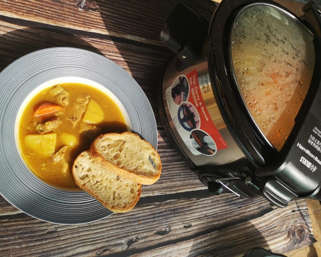 【汉美驰慢炖锅】之咖喱牛腩的做法