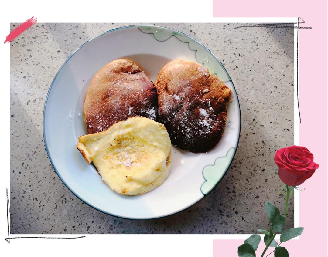 原味无油日式舒芙蕾厚松饼