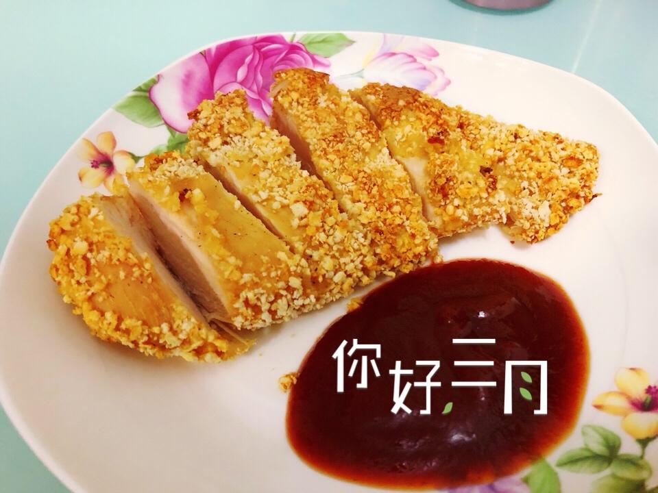 香酥烤鸡排（烤箱版不用油）