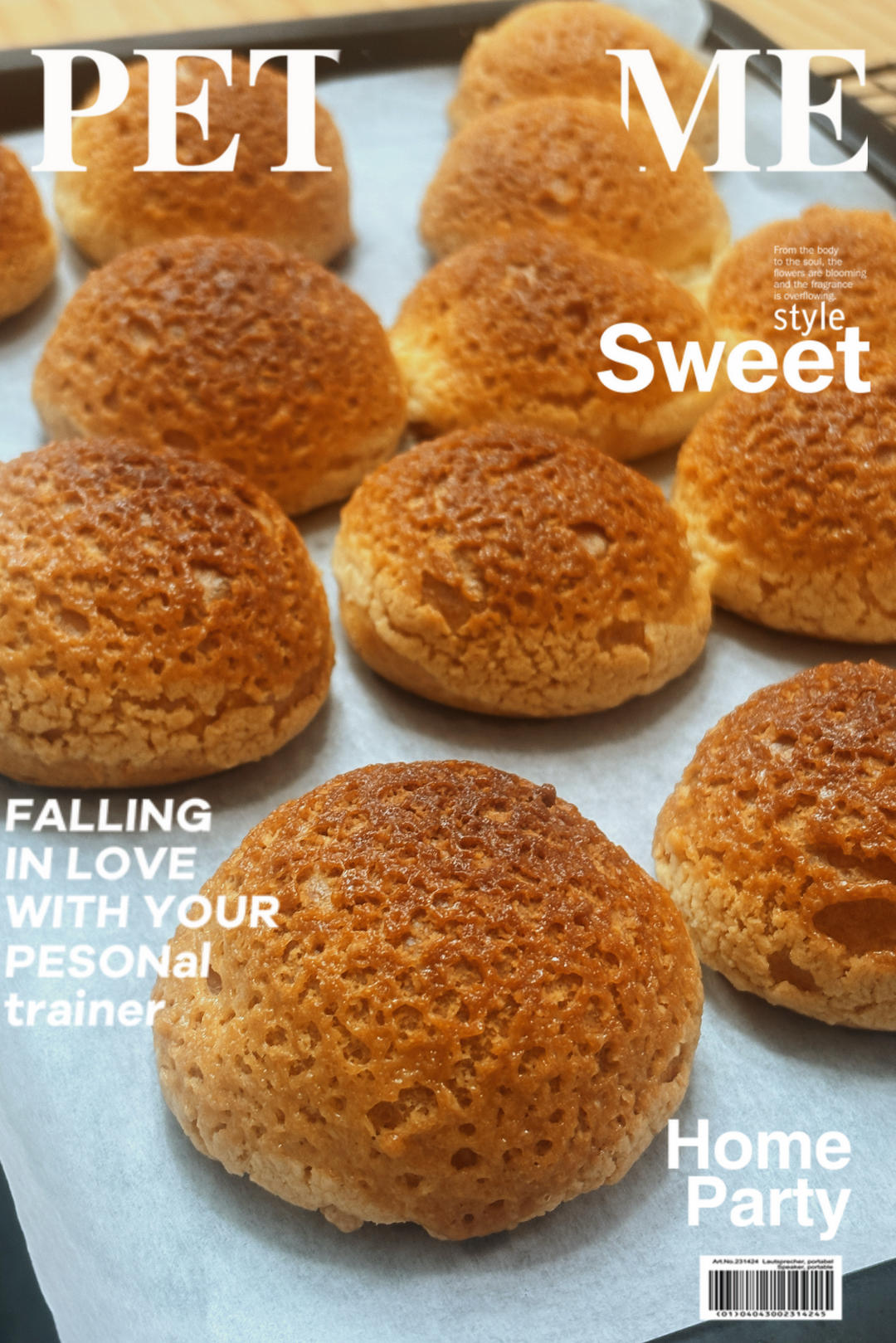 一口就爆浆的卡士达酥皮泡芙