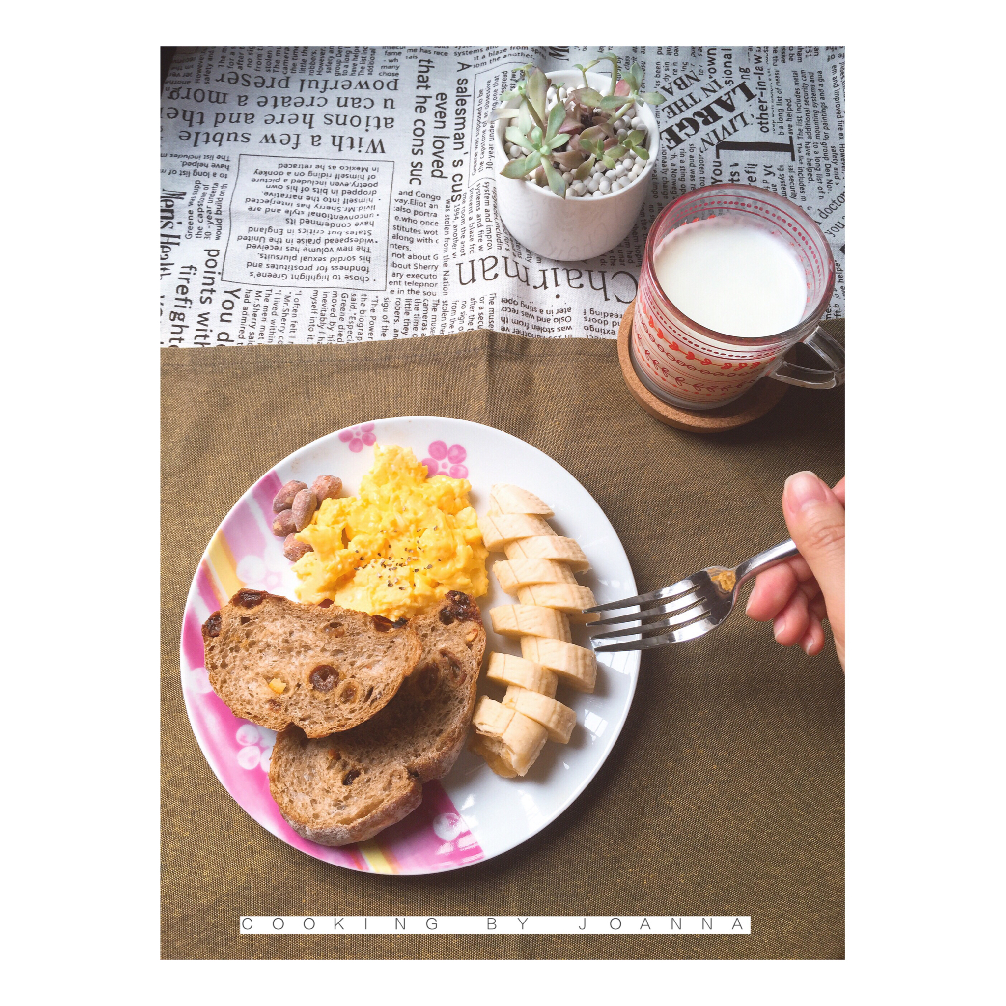 美式牛奶炒滑蛋，低脂健康