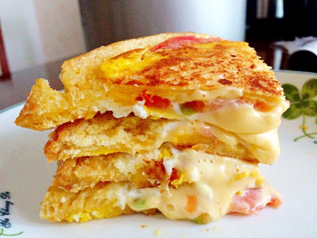 一片面包的三明治